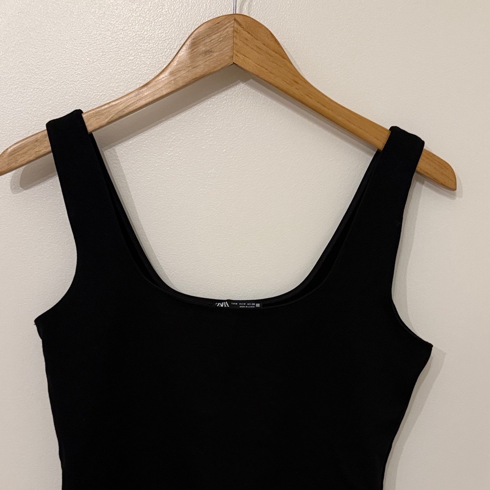 Zara Black Crop Top